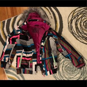 Girls Spyder ski and snowboard jacket